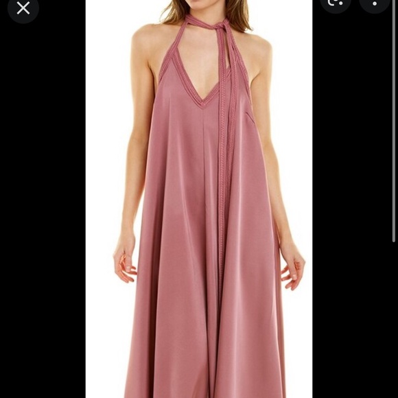 ANDREA IYAMAH Sana Maxi Dress pastel purple size S NEW NEVER WORN - Picture 2 of 4